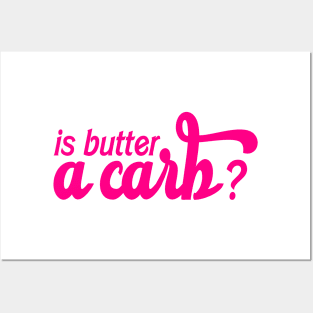 Is Butter a Carb? Regina George Teen Mean Girls Sticker Posters and Art